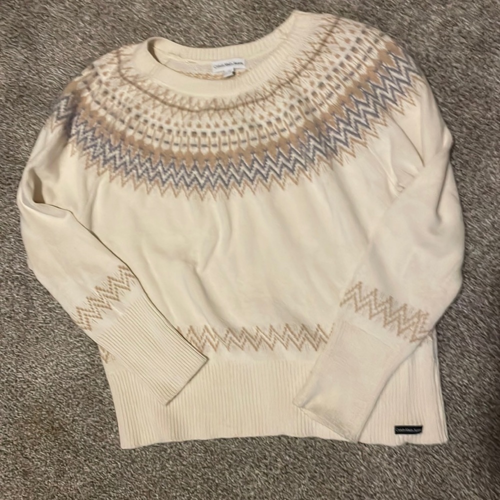 Calvin Kline cream sweater